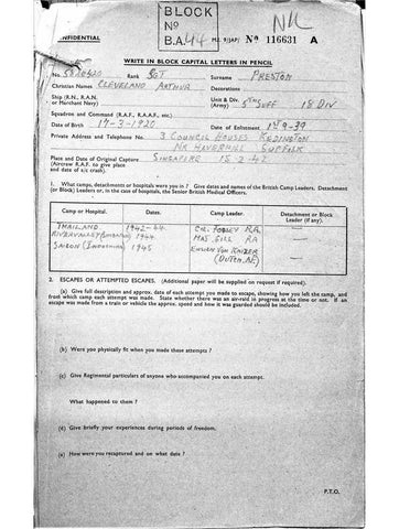 Preston, Cleveland Arthur