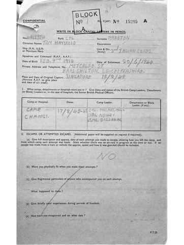 Preston, Tom Haywood