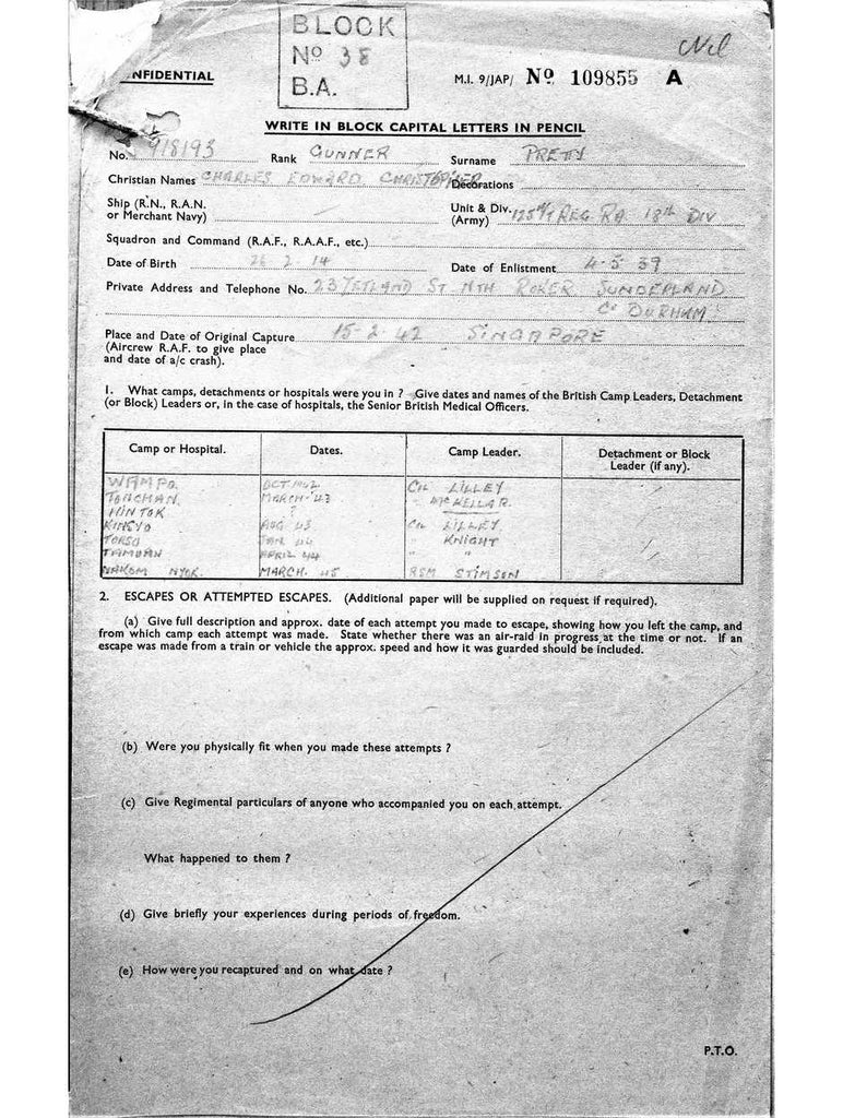 Pretty, Charles Edward Christopher