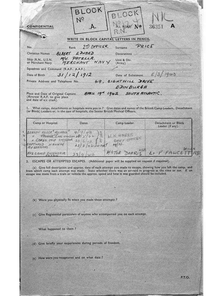 Price, Albert Edward