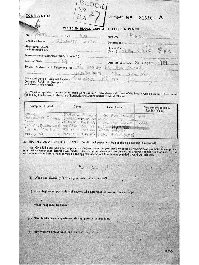 Price, Geoffrey Basil