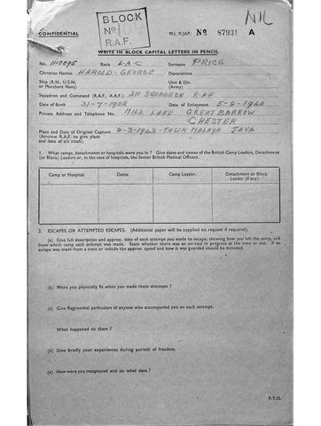 Price, Harold George