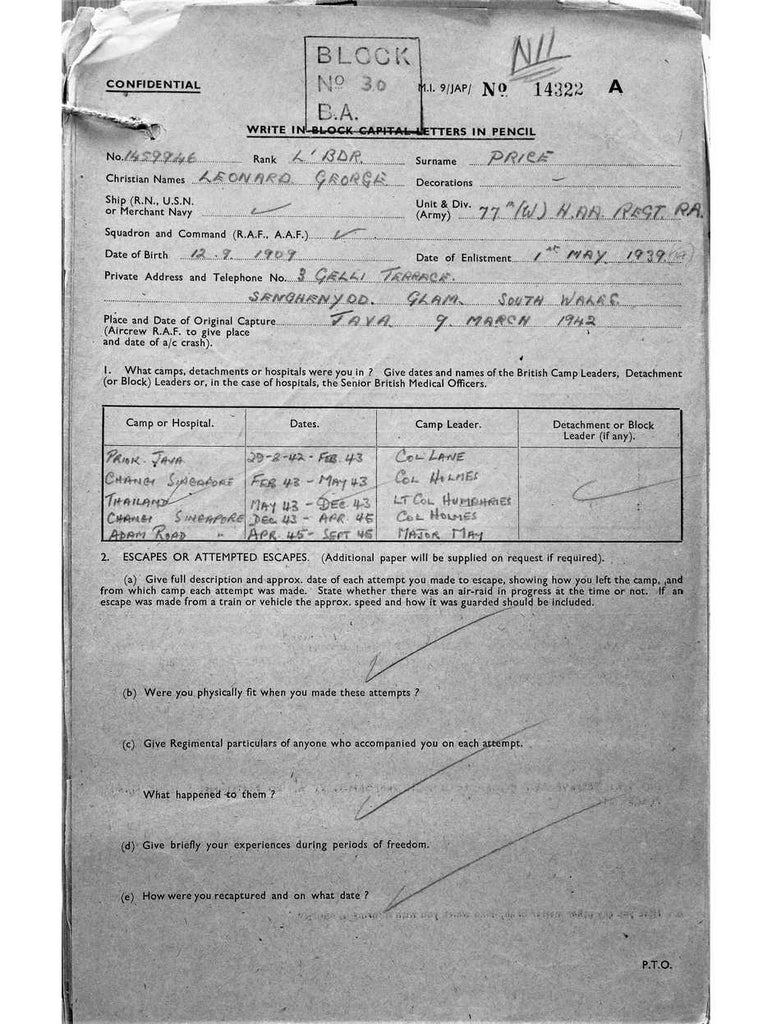 Price, Leonard George