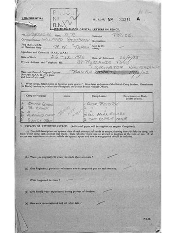 Price, Wilfred Stephen