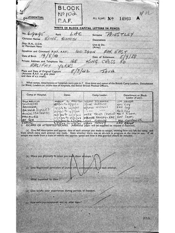 Priestley, Irvine Kenneth