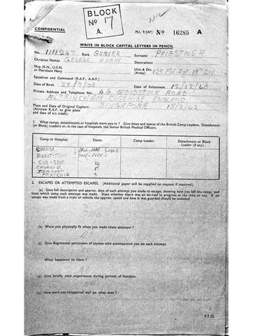 Priestner, George Harry