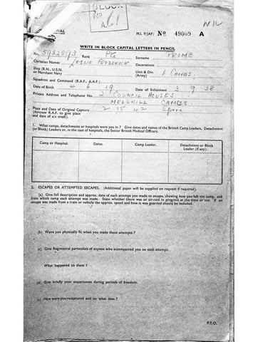 Prime, Leslie Frederick