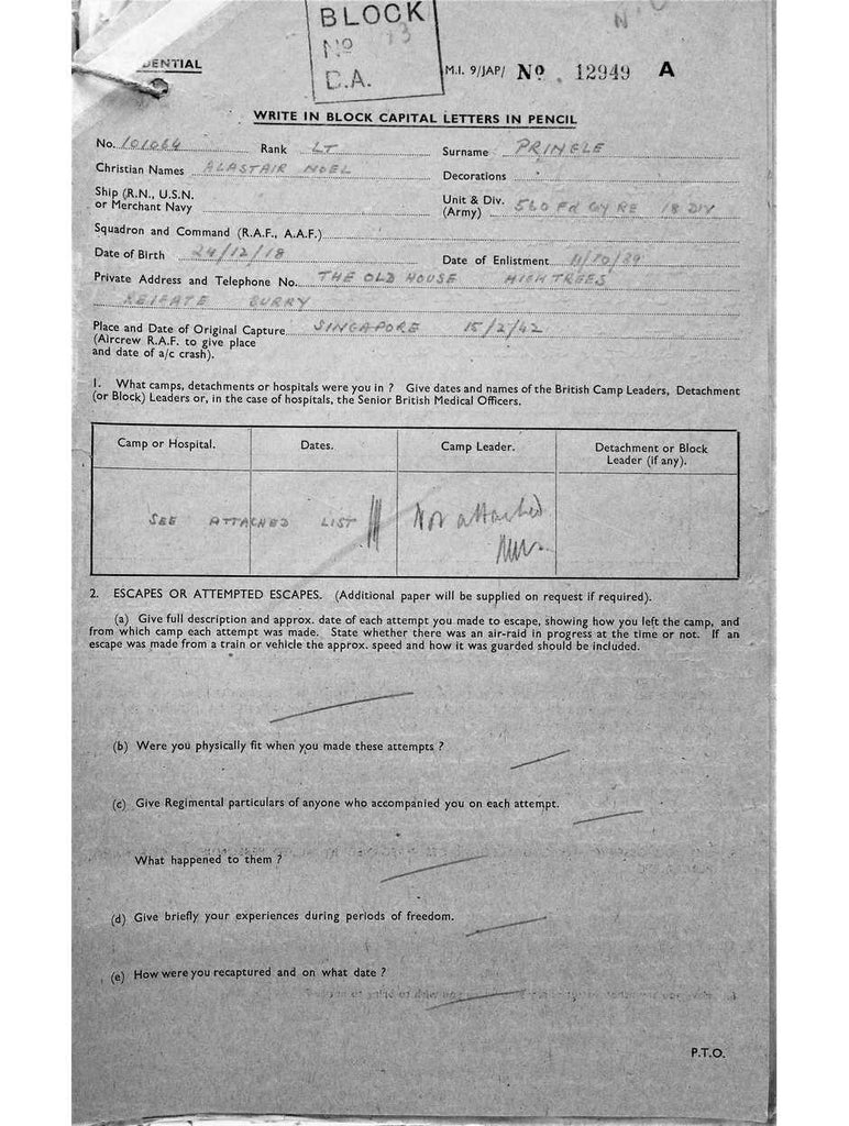 Pringle, Alastair Noel