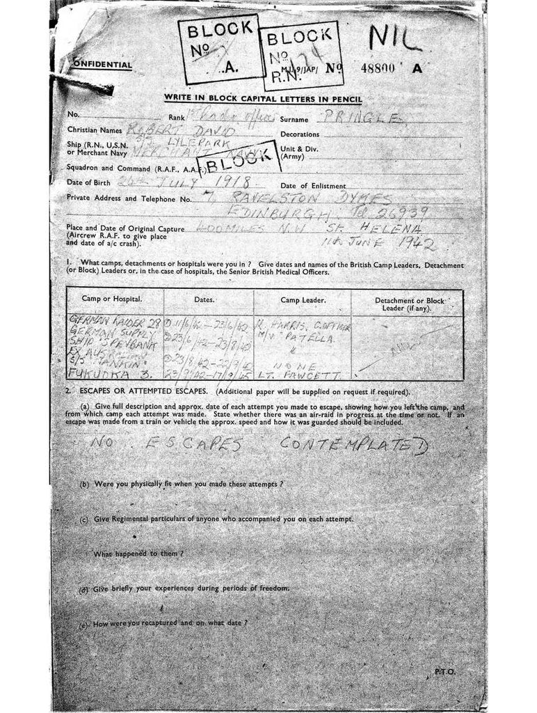 Pringle, Robert David