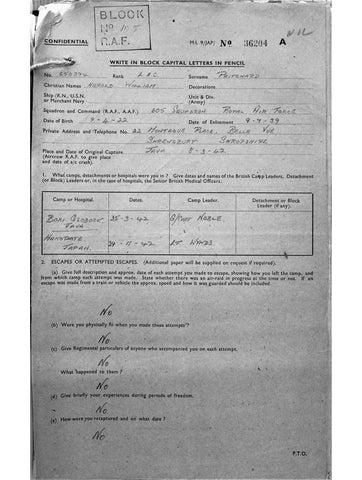 Pritchard, Harold William