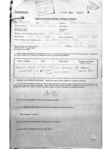 Pritchard, Reginald Ivan