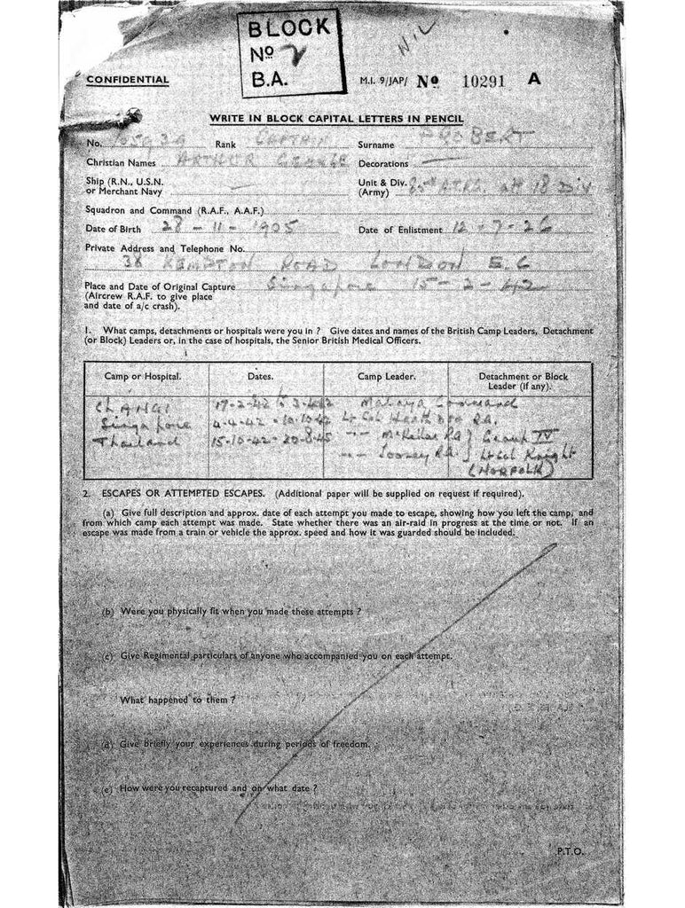 Probert, Arthur George