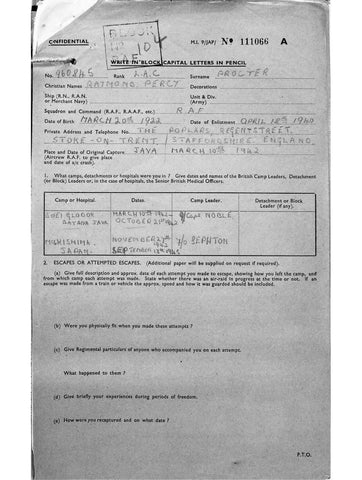 Proctor, Raymond Percy