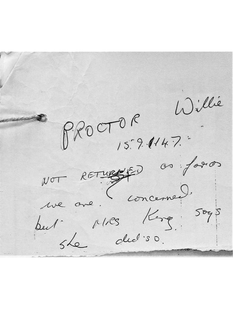 Proctor, Willie