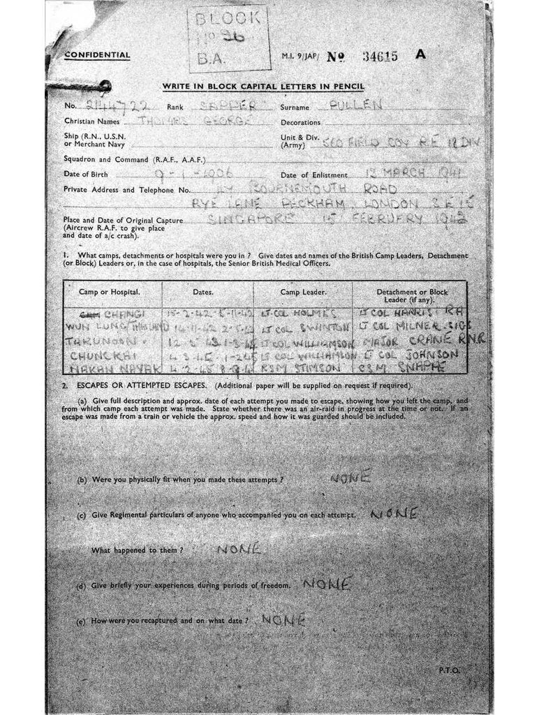 Pullen, Thomas George