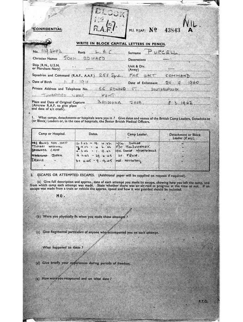 Purcell, John Edward