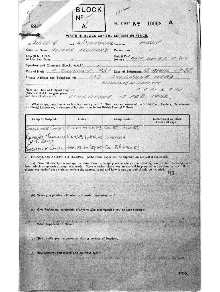 Purdy, Joseph Leonard