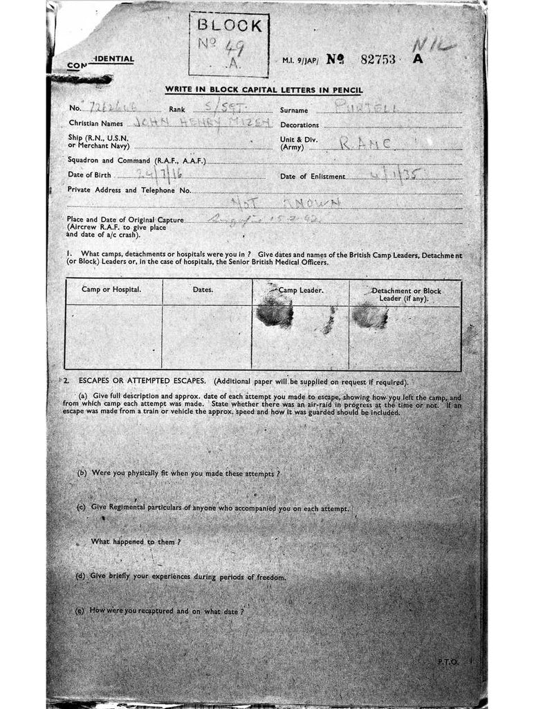 Purtell, John Henry Mizen