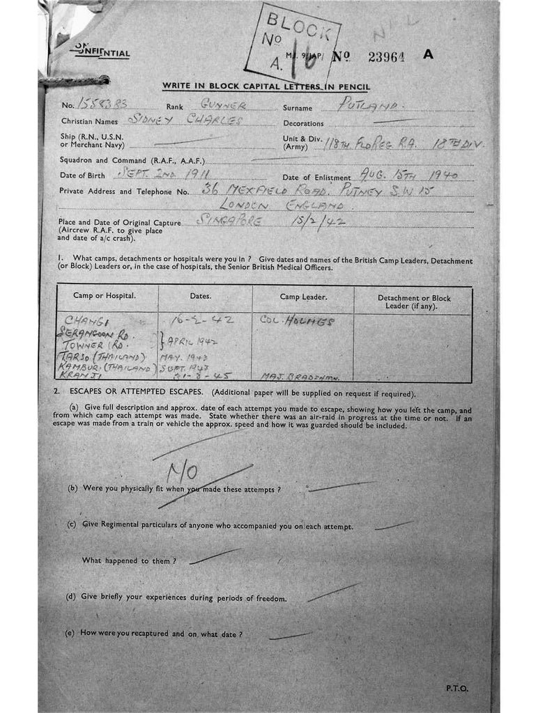 Putland, Sidney Charles