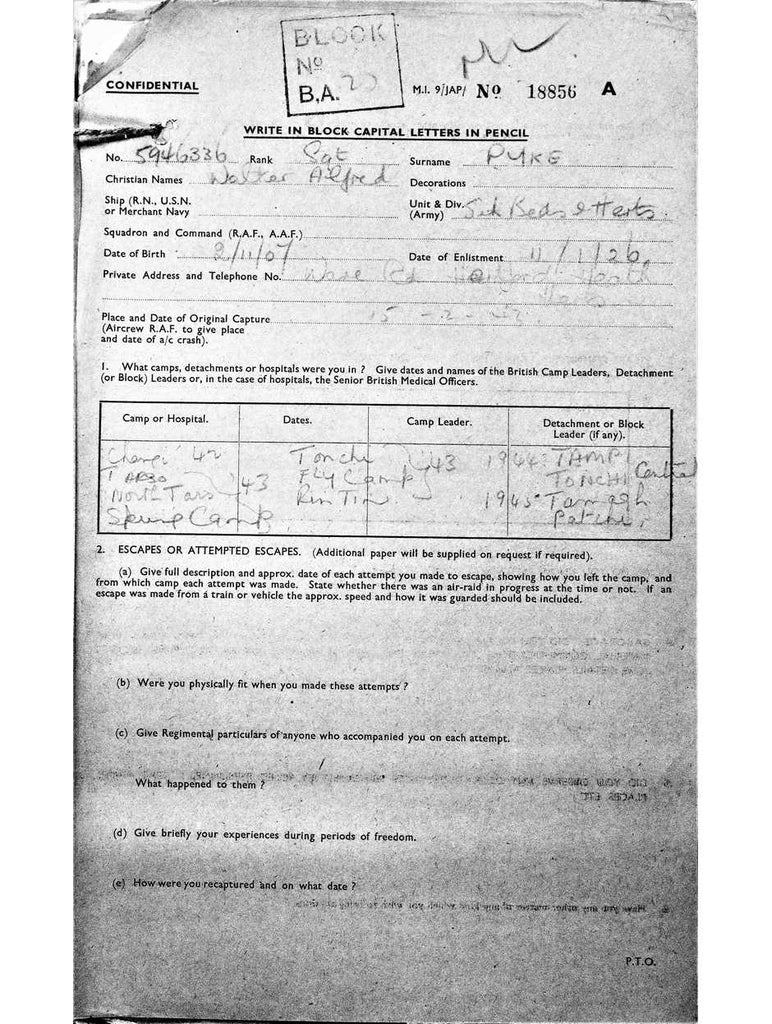 Pyke, Walter Alfrted