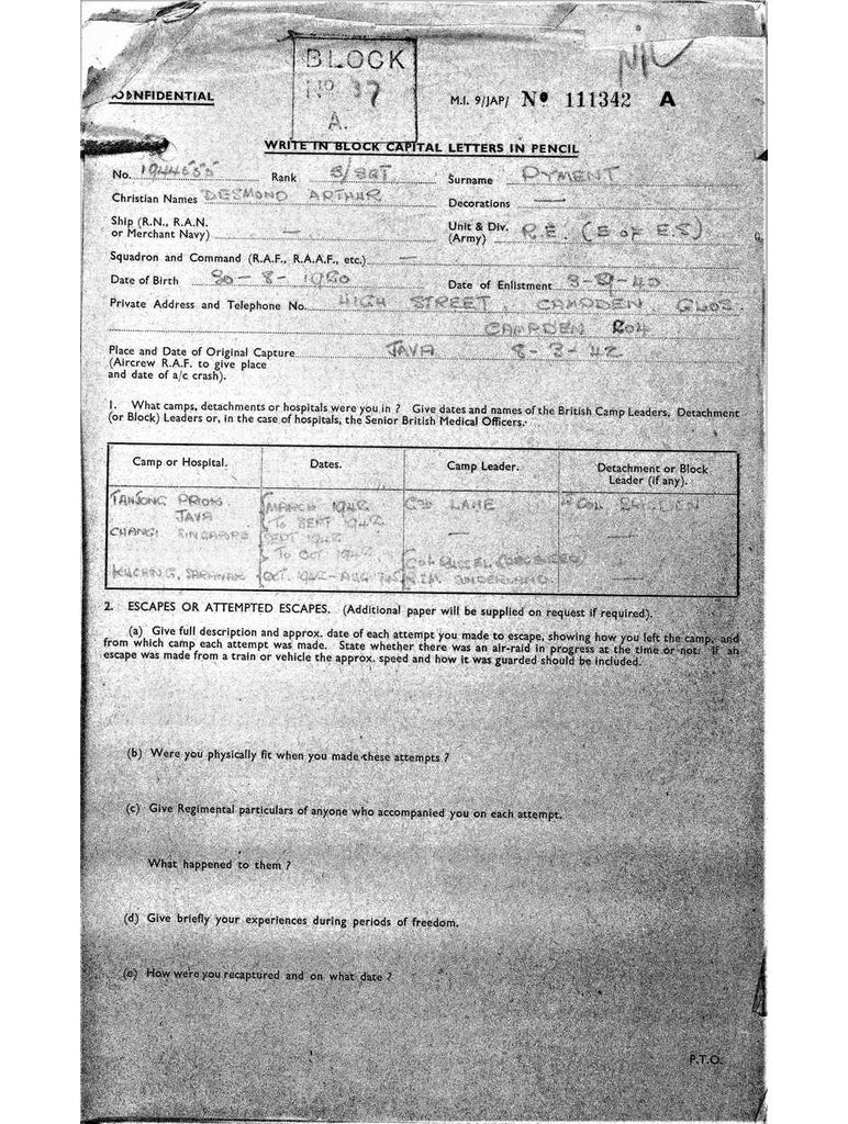 Pyment, Desmond Arthur