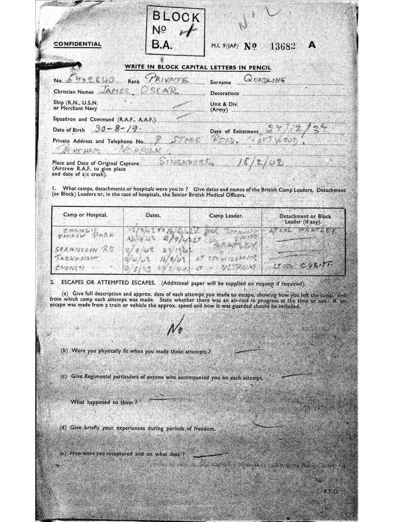 Quadling, James Oscar