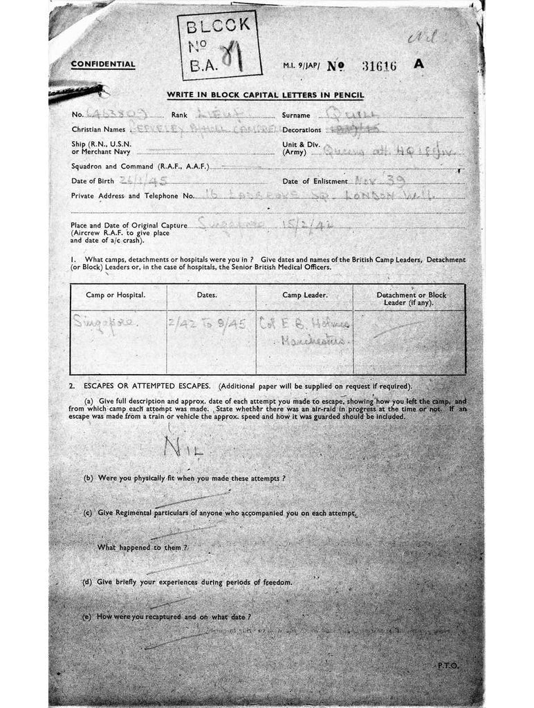 Quill, Berkley Atholl Campbell