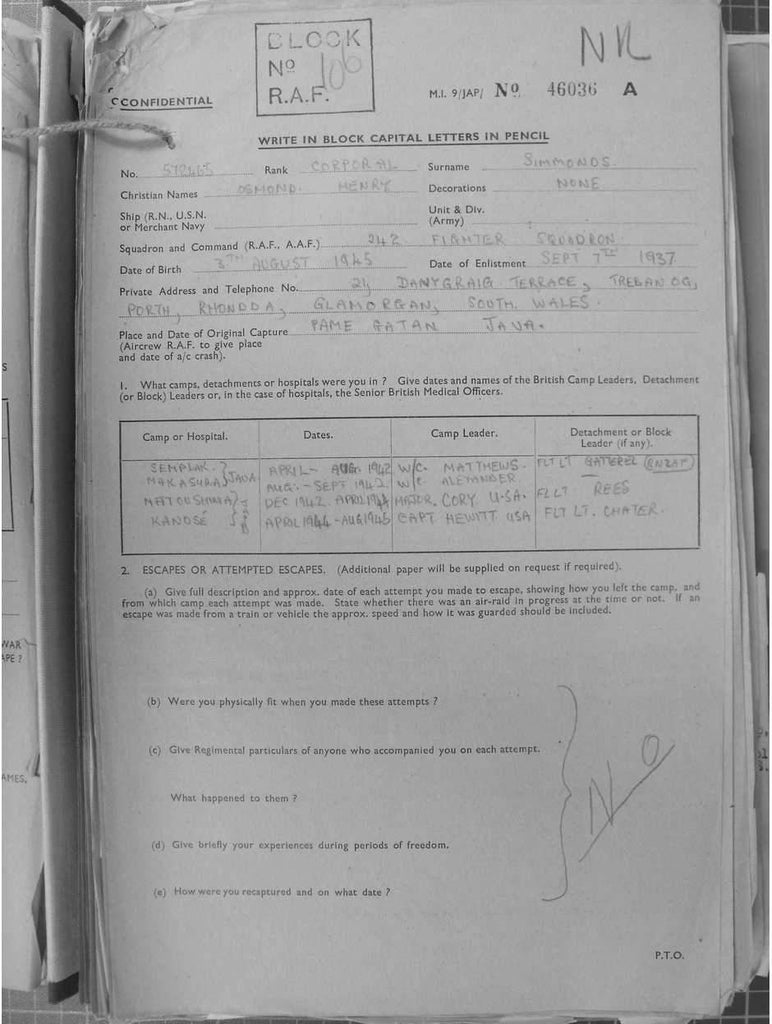 SIMMONDS-Osmond-Henry