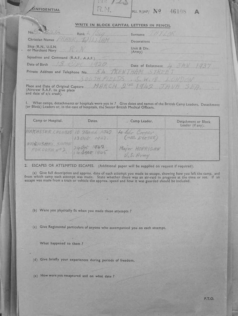 Taylor-Frank-William