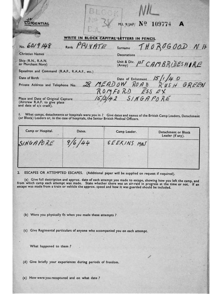 Thorogood, Norman H