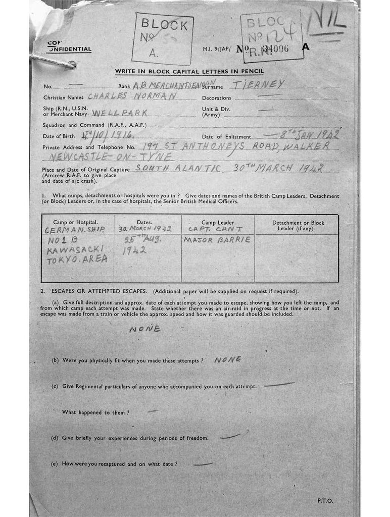 Tierney, Charles Norman