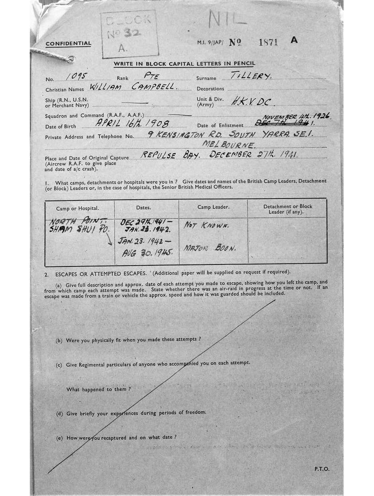 Tillery, William Campbell