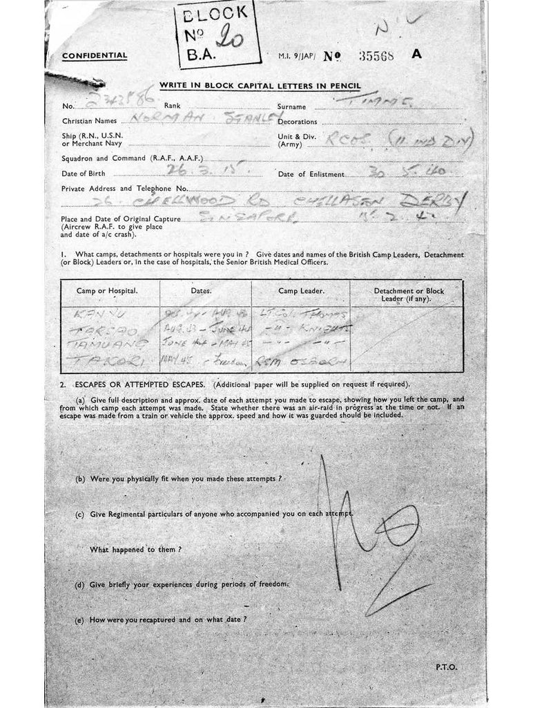 Timms, Norman Stanley