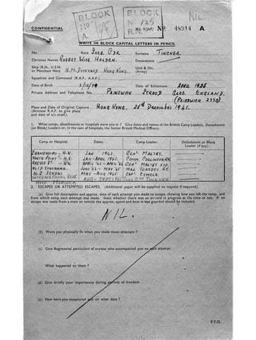 Tincker, Robert Wite Holden