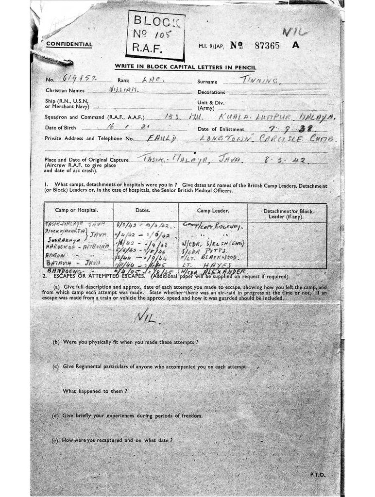 Tinning, William