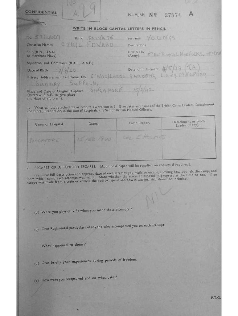 youngs, cyril edward