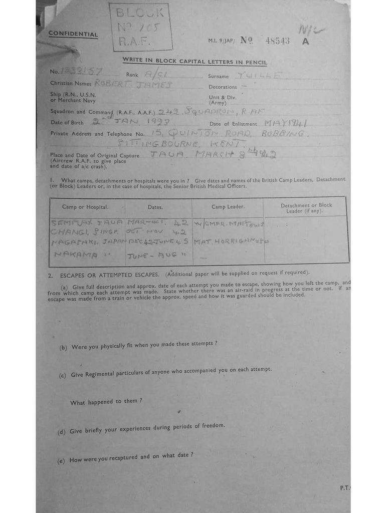 yuille, robert james